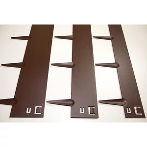 ProEdge Fémszegély 2500x125x2,5mm Horganyzott+Barna