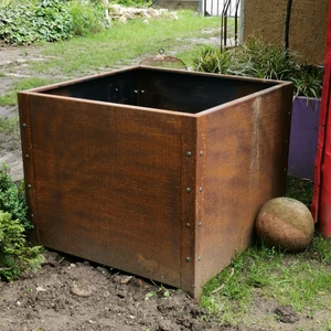 Szerelhető fém növényláda, planténer