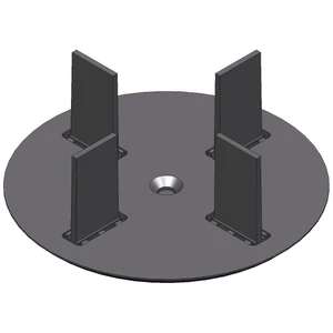 Távtartó fúgakereszt 4 mm vastag 25mm magas