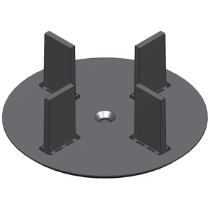 Távtartó fúgakereszt 6 mm vastag 15mm magas